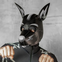 X3 Pup Hood - Black/Silver