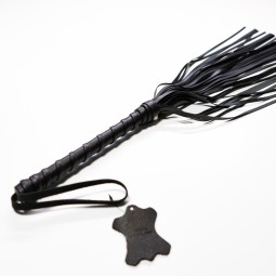 Leather Soft Flogger - L: 53cm