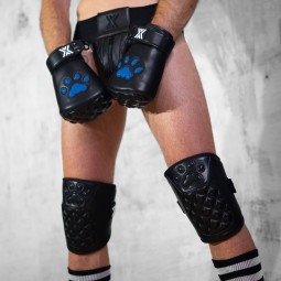 PUX Puppy Mittens - black/blue