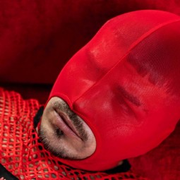 X Gimp Cocksucker Mask - Red