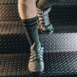 BXR Tennis socks - Khaki/Black