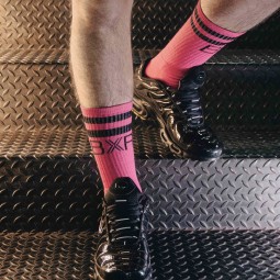 BXR Tennis socks - Pink/Black