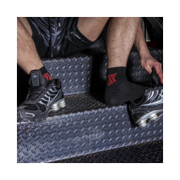 Sneaker Socks - black/red