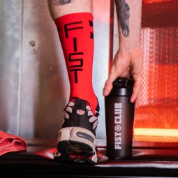 Skater Socks FIST- Red/Black