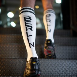 Football Sock - White/black...